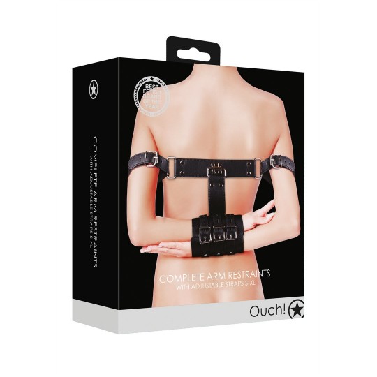 COMPLETE ARM RESTRAINTS - BLACK