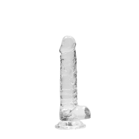 REALISTIC DILDO WITH BALLS - 7 / 18 CM