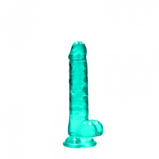 REALISTIC DILDO WITH BALLS - 7 / 17 CM