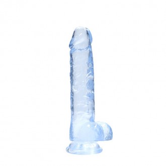 REALISTIC DILDO WITH BALLS - 8 / 21 CM