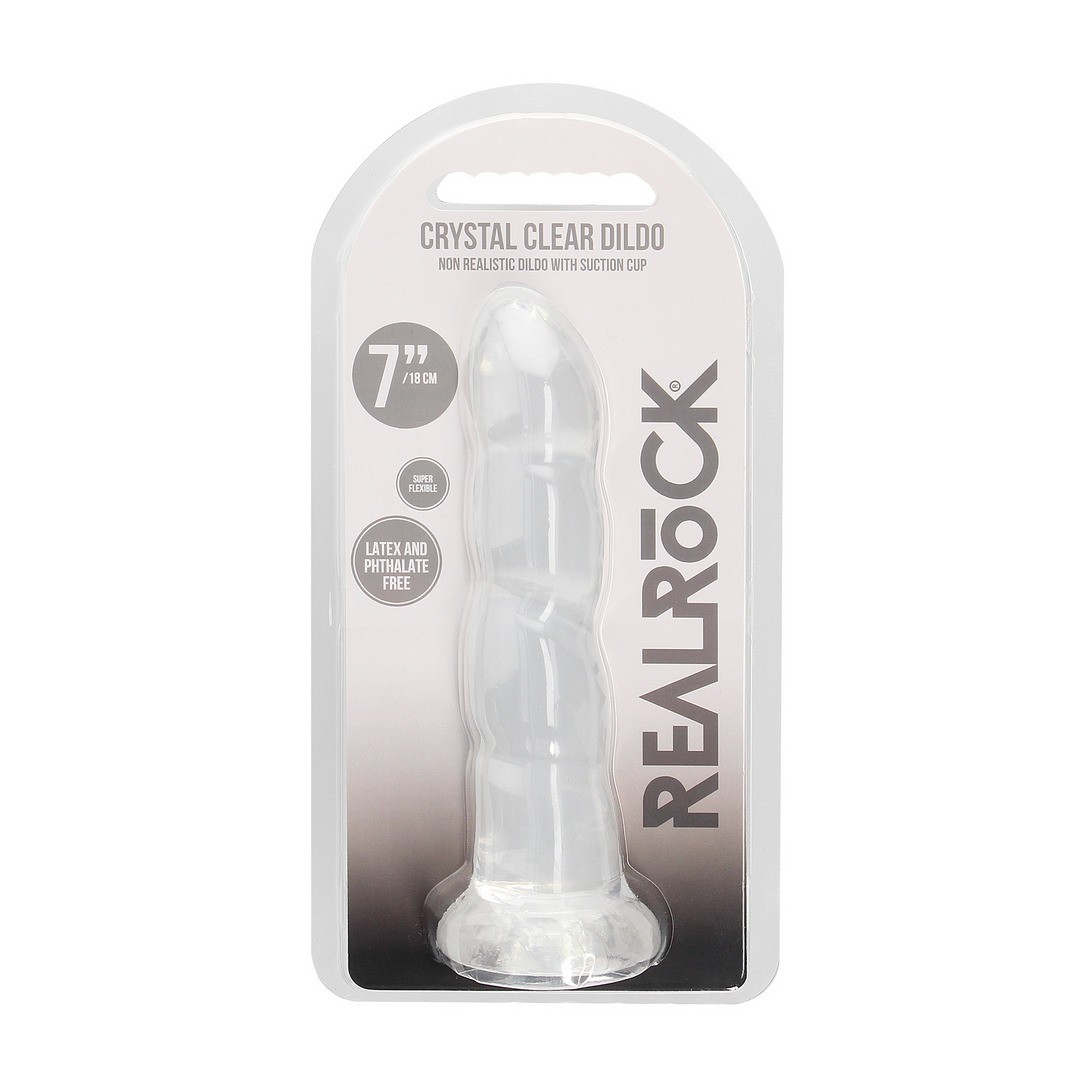 NON-REALISTIC DILDO WITH SUCTION CUP - 7 / 17 CM