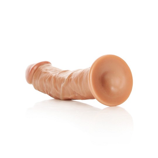 CURVED REALISTIC DILDO WITH SUCTION CUP - 7 / 18 CM