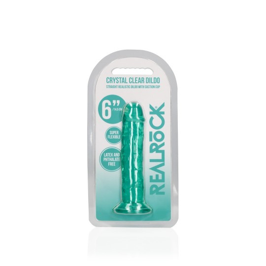 STRAIGHT REALISTIC DILDO WITH SUCTION CUP - 6&#039; / 14,5