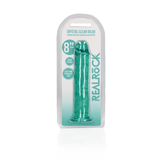 STRAIGHT REALISTIC DILDO WITH SUCTION CUP - 8&#039; / 20