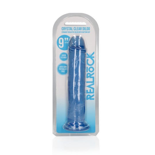 STRAIGHT REALISTIC DILDO WITH SUCTION CUP - 9&#039; / 23