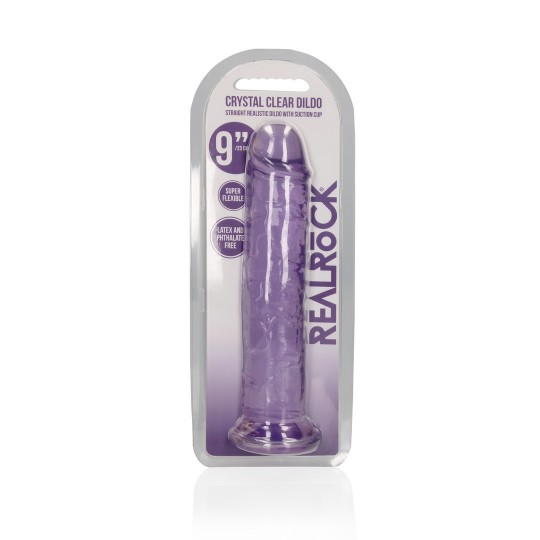 STRAIGHT REALISTIC DILDO WITH SUCTION CUP - 9&#039; / 23