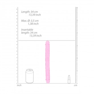 REALISTIC DOUBLE DONG - 13' / 34 CM