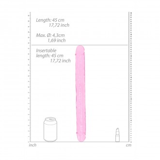 REALISTIC DOUBLE DONG - 18' / 45 CM