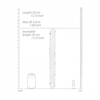 REALISTIC DOUBLE DONG - 18' / 45 CM