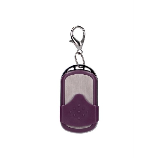 VIBRATING EGG WITH 10 SPEEDS AND REMOTE CONTROL - L - PURPLE