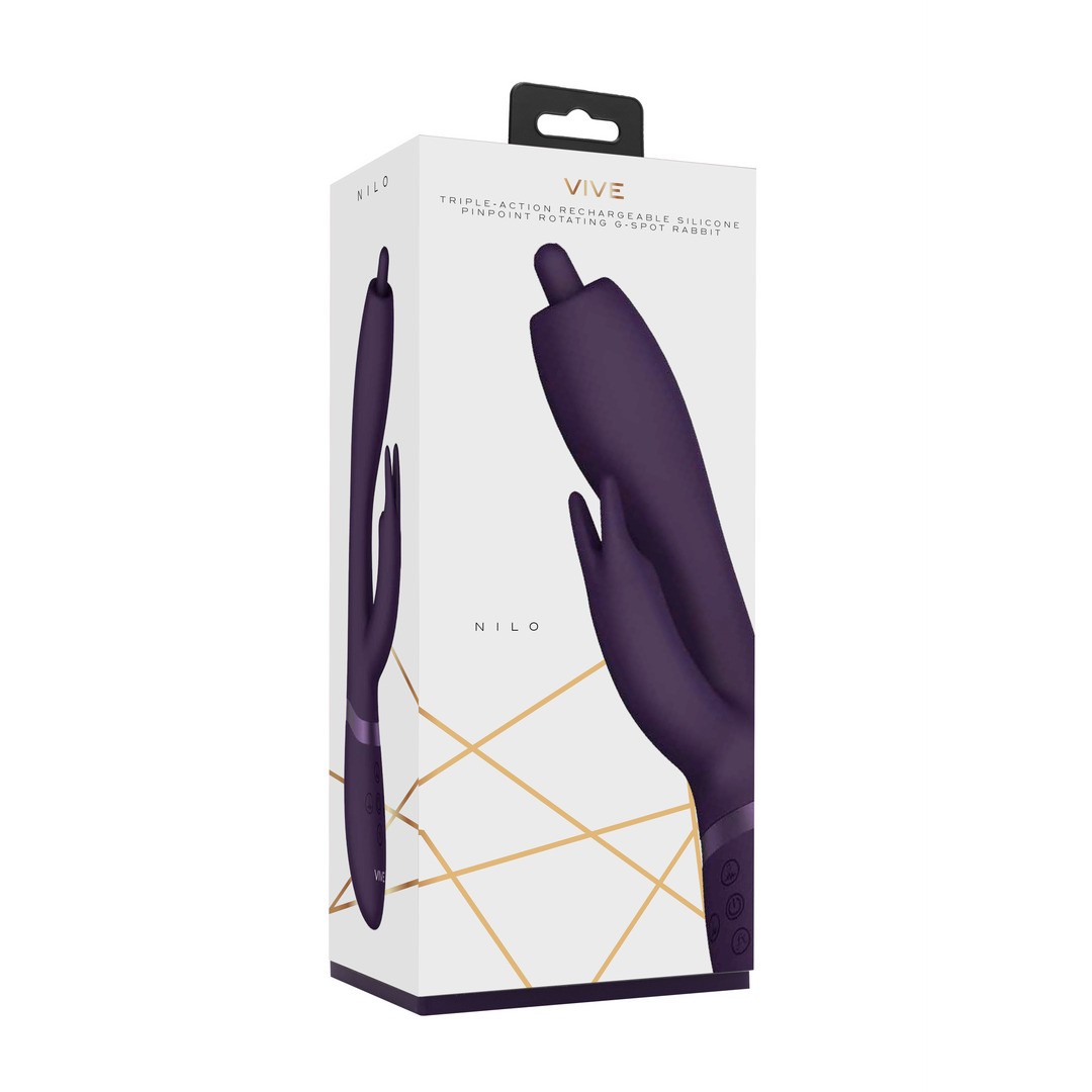 NILO - PINPOINT ROTATING G-SPOT RABBIT - PURPLE