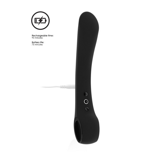 OMBRA - BENDABLE VIBRATOR - BLACK