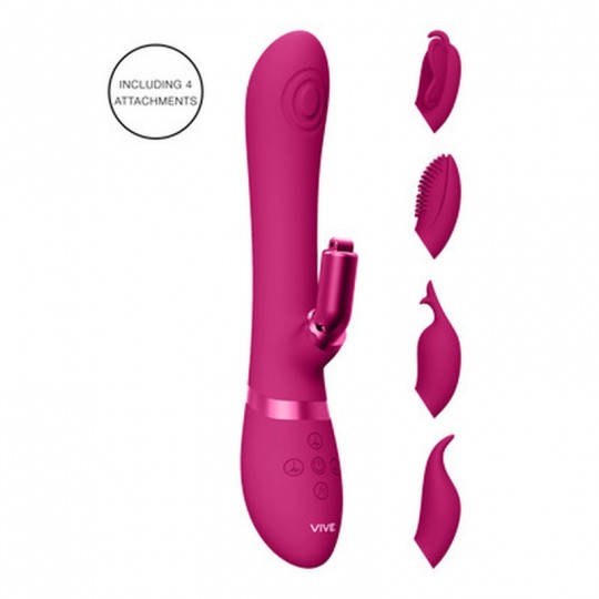 ETSU - PULSE WAVE G-SPOT RABBIT  CLITORAL STIMULATOR - PINK