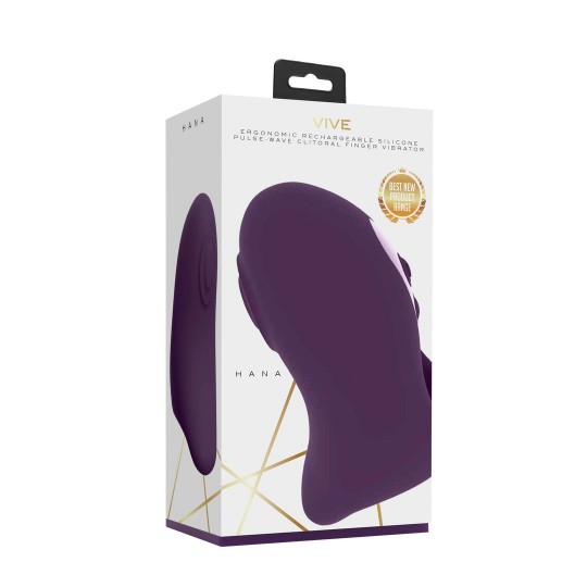 HANA - PULSE WAVE FINGER VIBRATOR - PURPLE