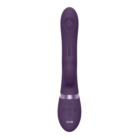 RINI - PULSE WAVE  VIBRATING DOUBLE PENETRATION RABBIT - PURPLE