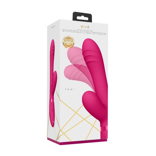 TANI - FINGER MOTION WITH PULSE-WAVE VIBRATOR - PINK