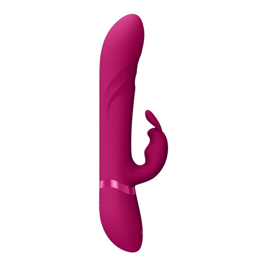 NARI - VIBRATING AND ROTATING BEADS, G-SPOT RABBIT - PINK