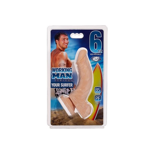 WORKING MAN - YOUR SURFER DILDO - 6.5 / 16,5 CM