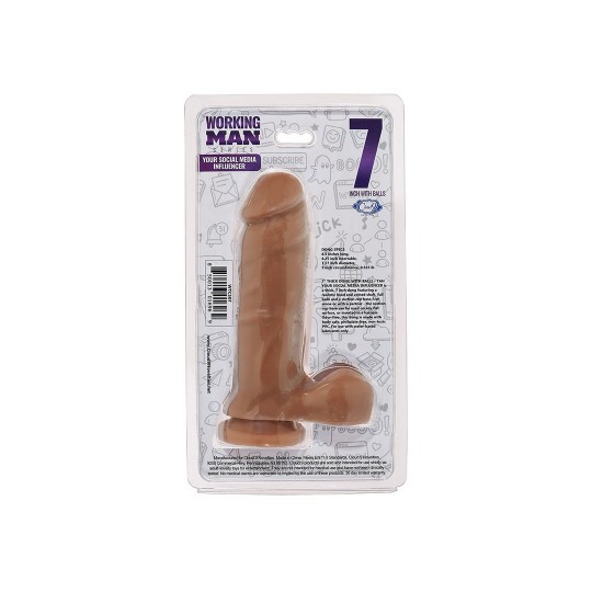 WORKING MAN - YOUR INFLUENCER DILDO - 7 / 18 CM