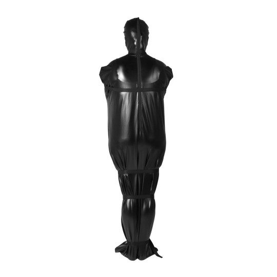 BODY BAG WITH NYLON STRAPS - BLACK