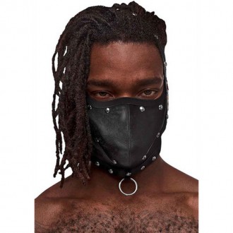 TRITON - MASK WITH ADJUSTABLE NECK AND FRONT RING - ONE SIZE - BLACK