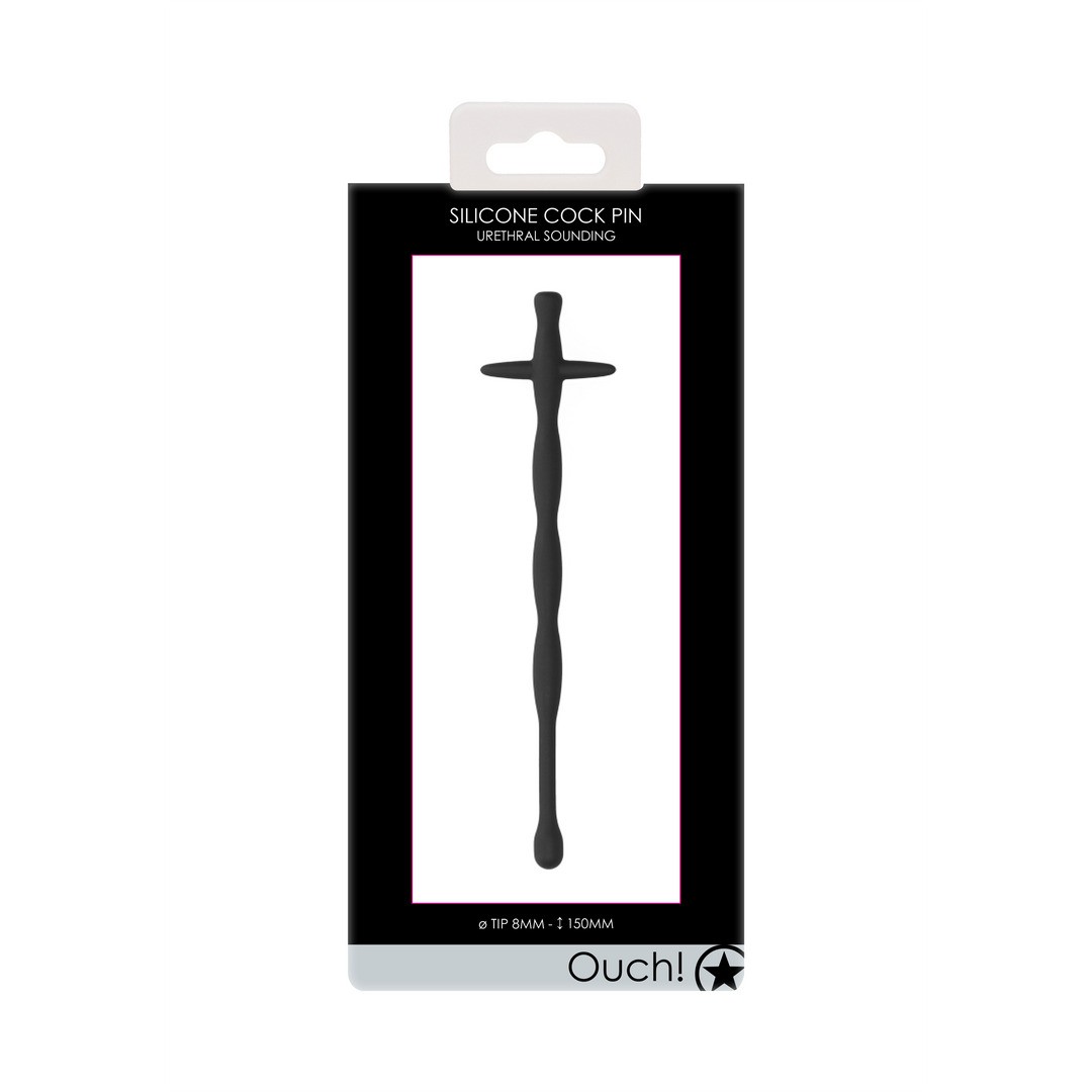 SILICONE COCK PIN - 0.3 / 8 MM