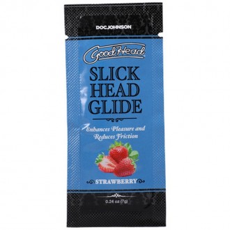 SLICK HEAD GLIDE - STRAWBERRY - BULK REFILL - 48 PIECES - 0.24 OZ / 7 GR