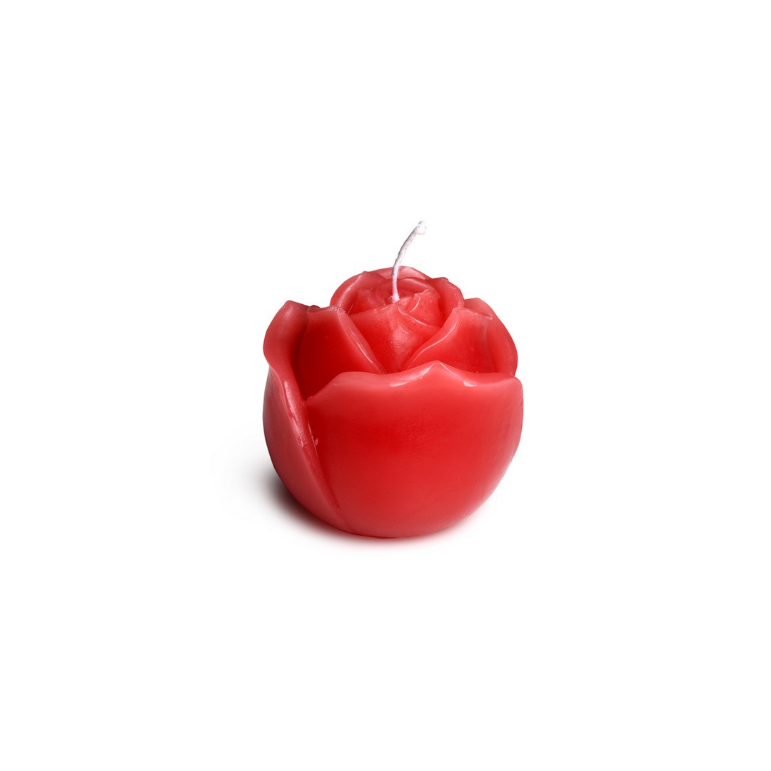 FLAMING ROSE - DRIP CANDLE - RED