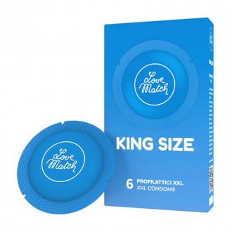 KING SIZE - CONDOMS - 2.4 / 60 MM - 6 PIECES