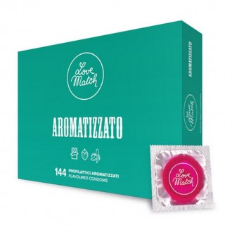 AROMATIZZATO - FLAVORED CONDOMS - 144 PIECES