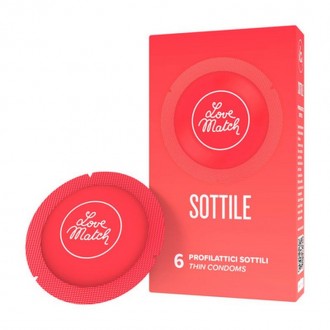 SOTTILE - THIN CONDOMS - 6 PIECES