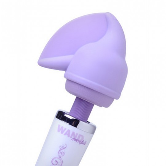 FLUTTER TIP SILICONE WAND ATTACHMENT - PURPLE