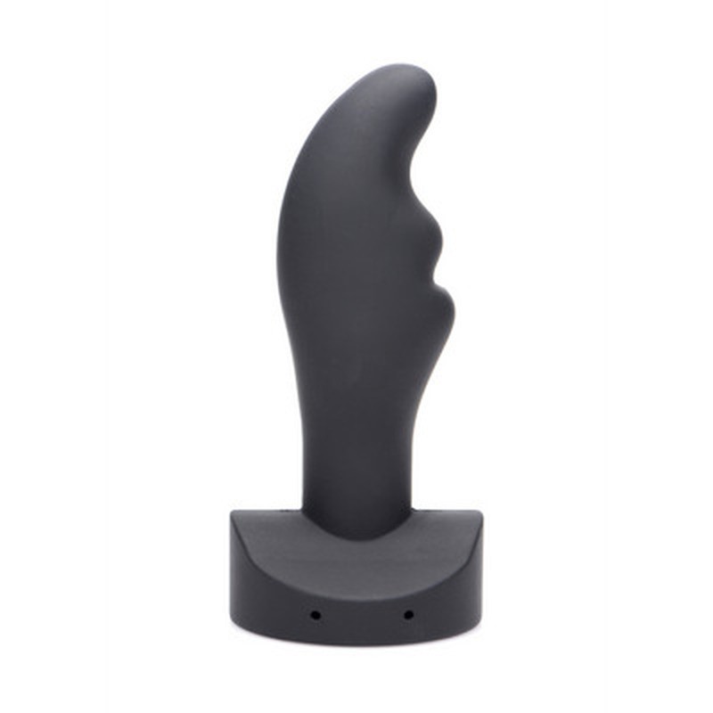 ELECTRO ZINGER - RIBBED E-STIM SILICONE PLUG