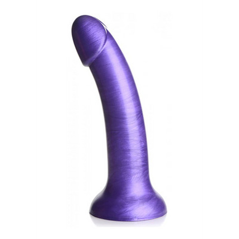 G-TASTIC - METAL SILICONE DILDO - 7 / 17,8 CM