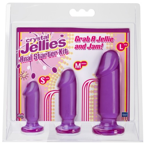 KIT CON PLUGS ANALES ANAL STARTER KIT MORADO