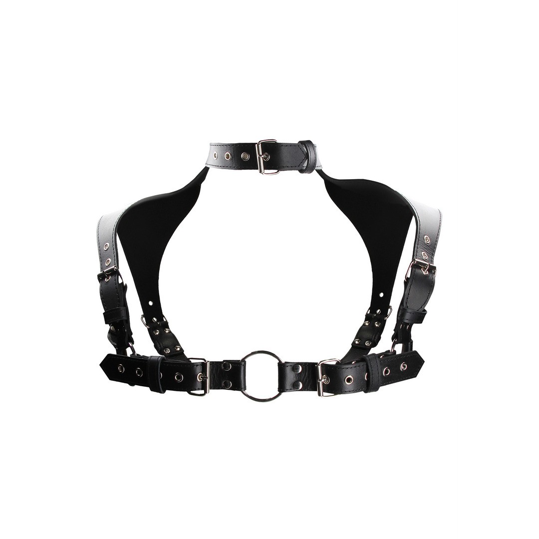 MEN HARNESS WITH NECK COLLAR