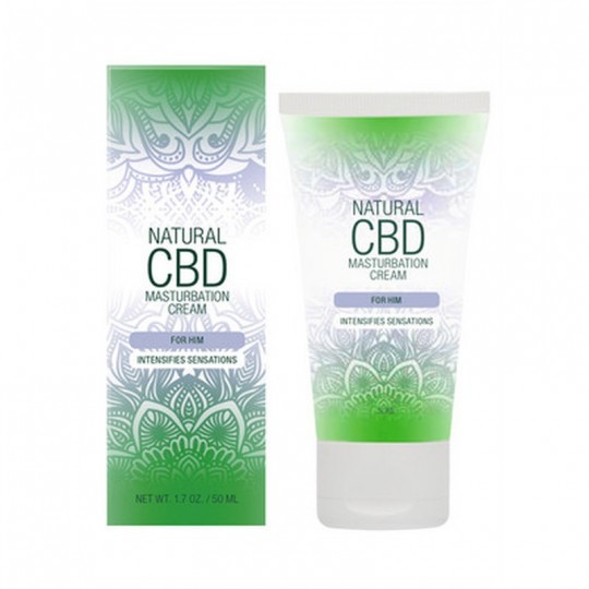 NATURAL CBD - MASTURBATION CREAM FOR HIM - 2 FL OZ / 50 ML