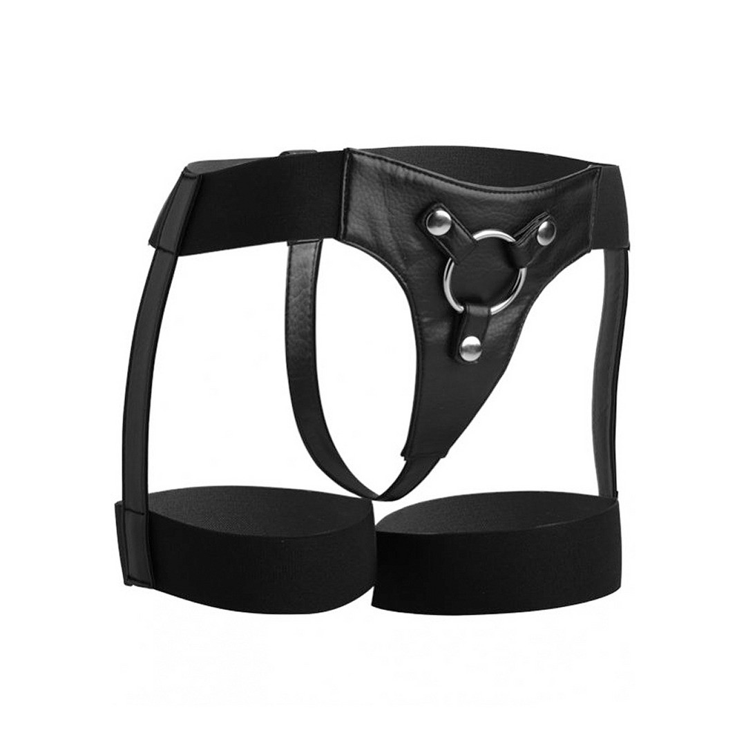 BARDOT - ELASTIC STRAP-ON HARNESS WITH THIGH STRAPS