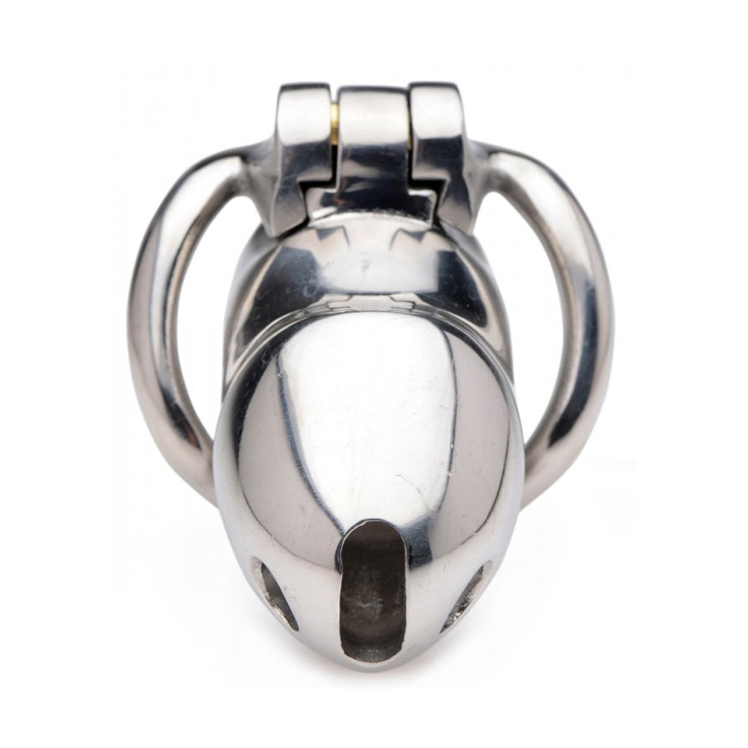 RIKERS 24-7 - STAINLESS STEEL LOCKING CHASTITY CAGE