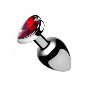 RED HEART GEM - BUTT PLUG - SMALL