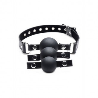 INTERCHANGEABLE SILICONE BALL GAG