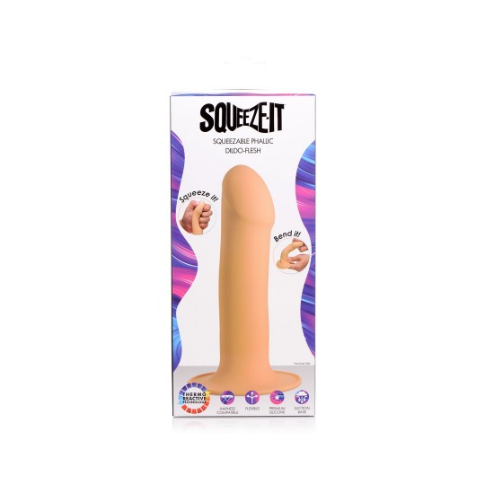 SQUEEZABLE PHALLIC DILDO