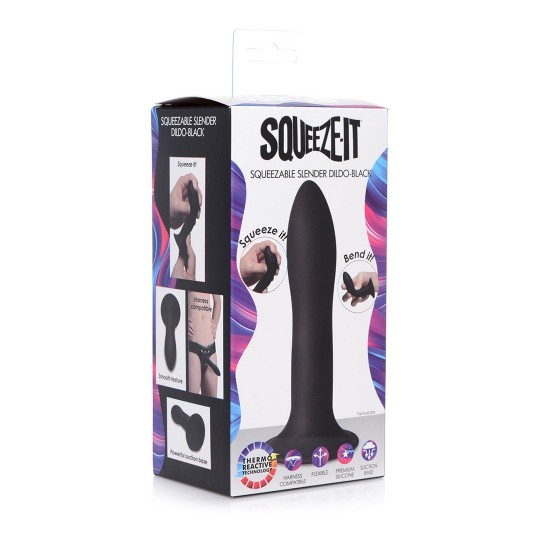 SQUEEZABLE SLIM DILDO