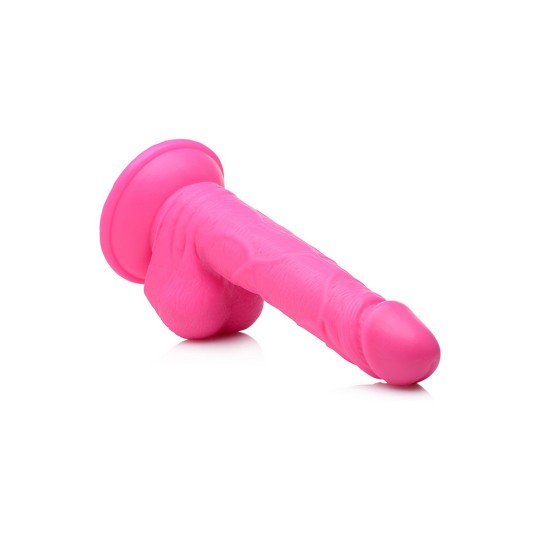 POP - DILDO WITH BALLS - 6.5 / 16.5 CM