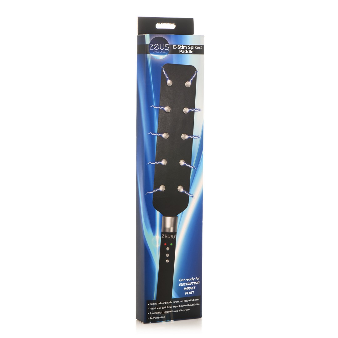 E-STIM SPIKED PADDLE - BLACK