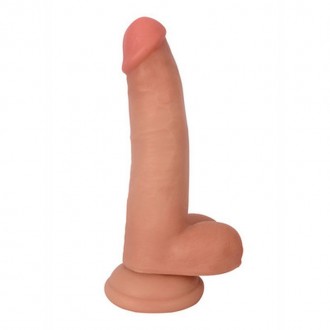 BARESKIN DILDO WITH BALLS - 8 / 20,5 CM