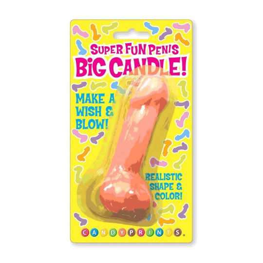 SUPER FUN BIG PENIS - CANDLE - PINK