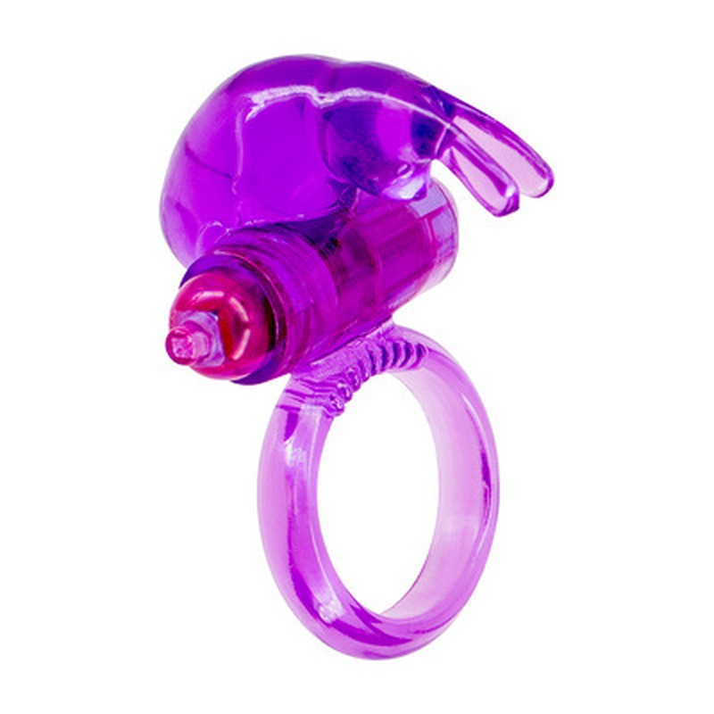 ULTRA SOFT VIBRATING JELLY RABBIT COCKRING