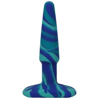 GROOVY - SILICONE ANAL PLUG - 4 / 10 CM - OCEAN