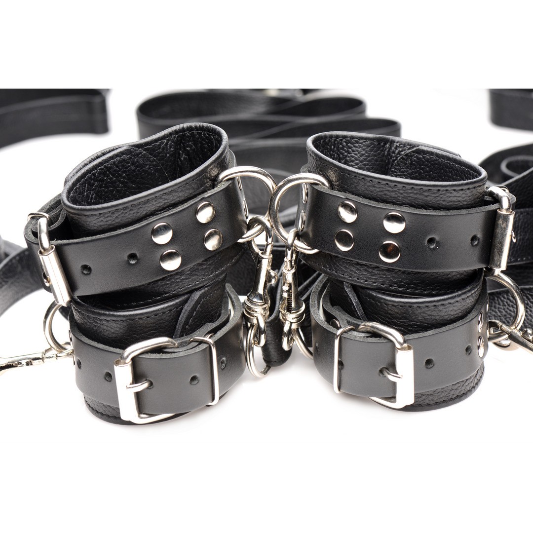 LEATHER BED RESTRAINT KIT